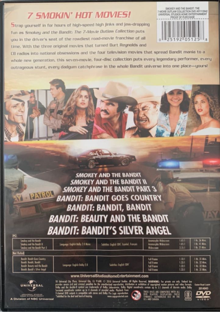 Smokey And The Bandit (H) DVD movie collectible - Main Image 2