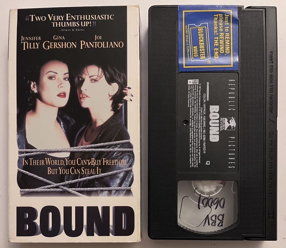 Bound VHS movie collectible [Barcode 017153629835] - Main Image 2