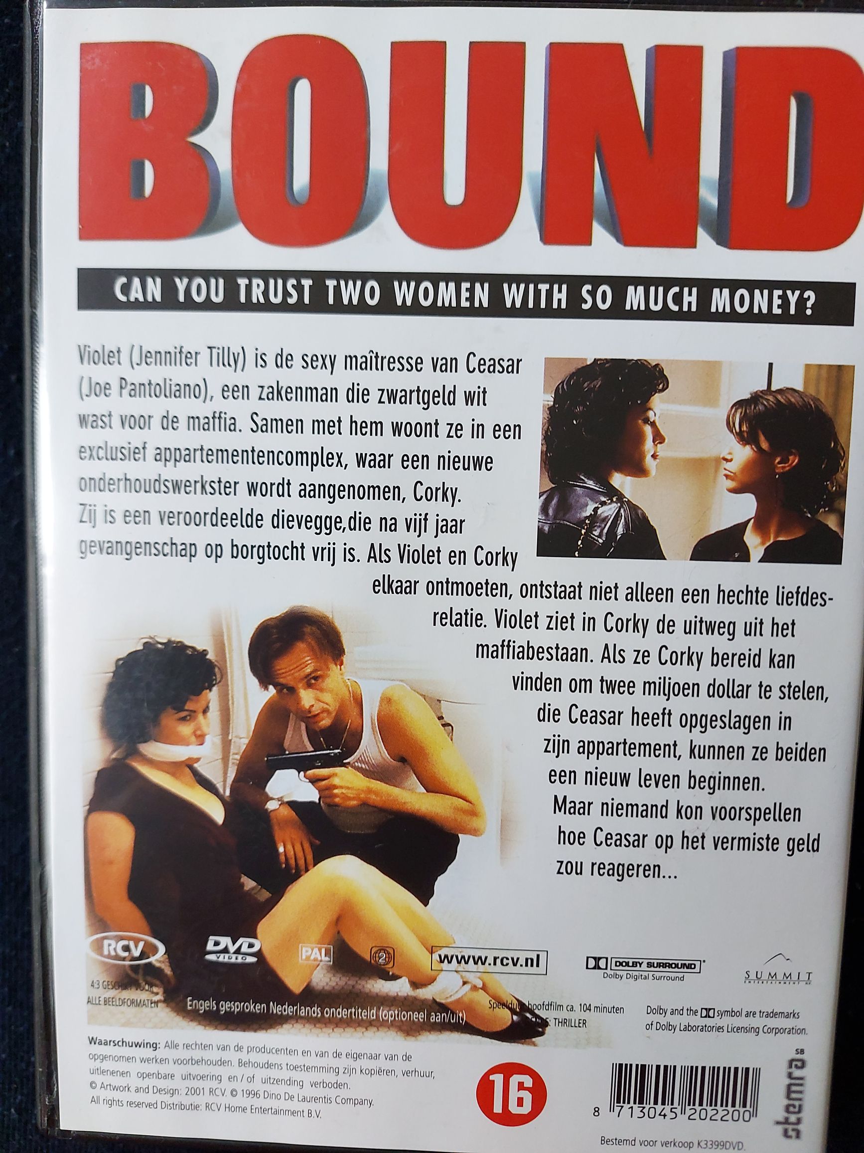 Bound DVD movie collectible [Barcode 8713045202200] - Main Image 2