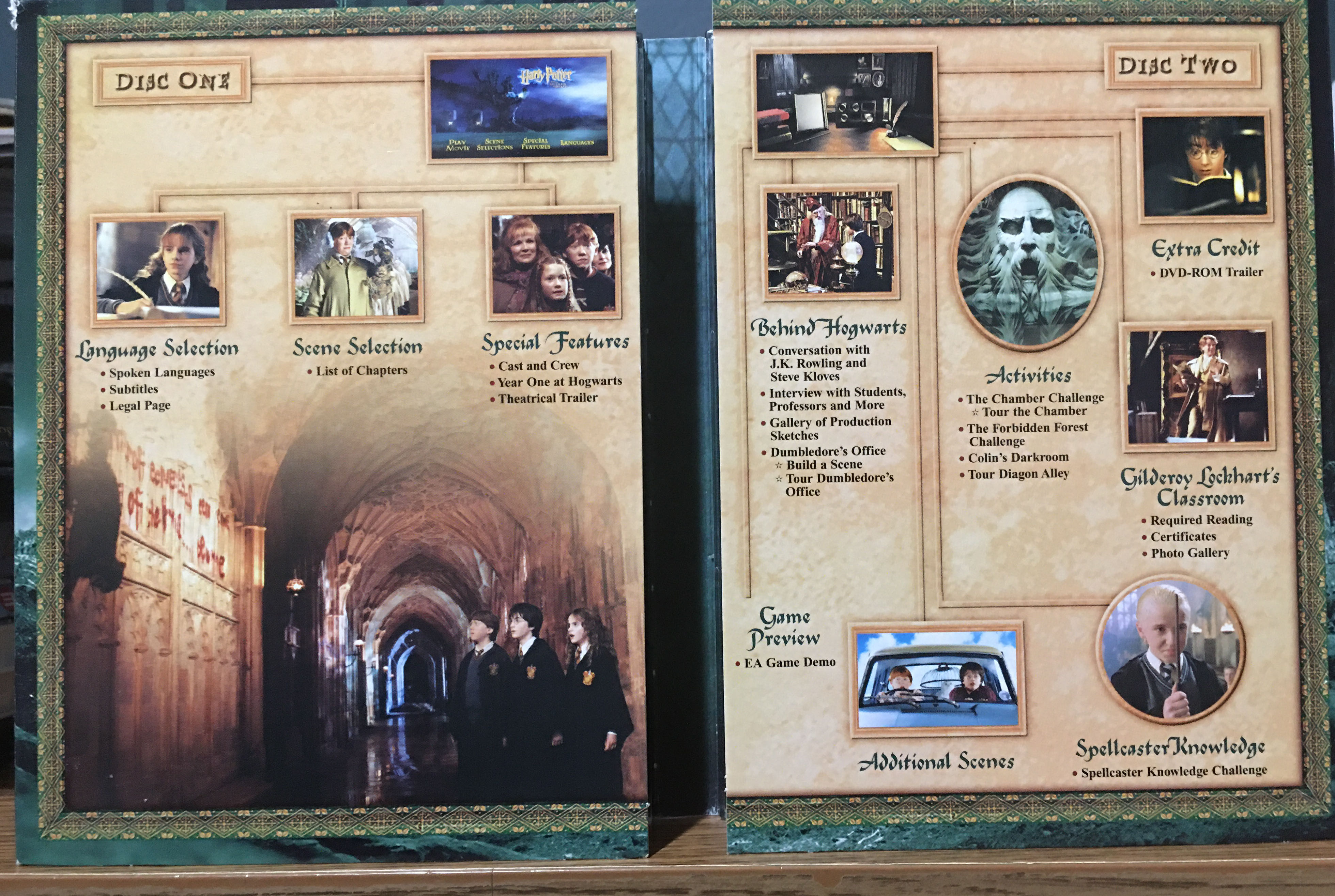 Harry Potter and the Chamber of Secrets DVD movie collectible [Barcode 085392754120] - Main Image 2