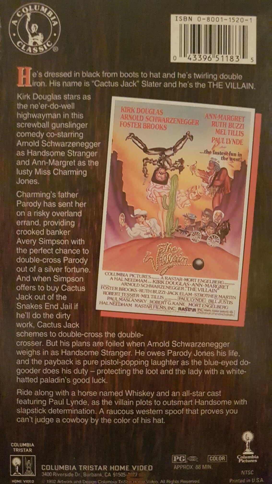 The Villain VHS movie collectible [Barcode 043396511835] - Main Image 2