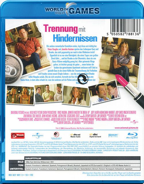 Trennung mit Hindernissen Blu-ray movie collectible [Barcode 5050582788136] - Main Image 2