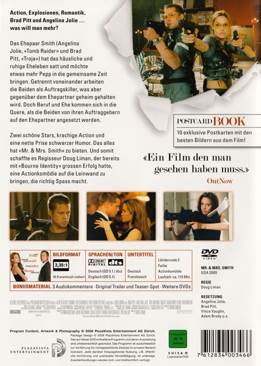Mr. and Mrs. Smith DVD movie collectible [Barcode 024543213710] - Main Image 2