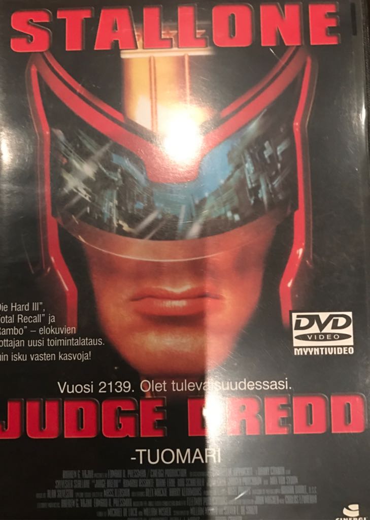 Judge Dredd DVD movie collectible [Barcode 6415018604111] - Main Image 1