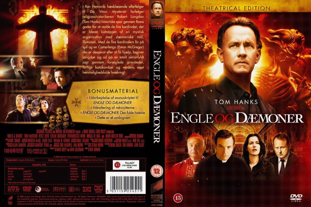 Angels and Demons DVD movie collectible [Barcode 043396329799] - Main Image 2