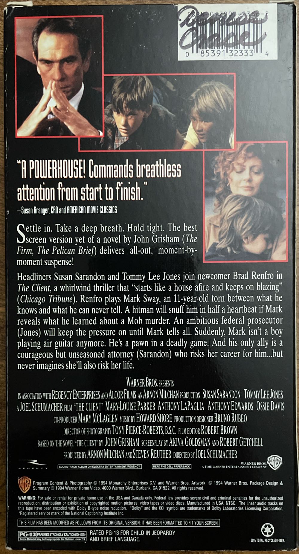 The T Client VHS movie collectible [Barcode 012569639836] - Main Image 2