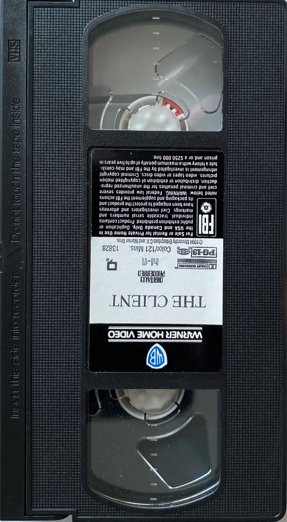 The Client VHS movie collectible [Barcode 085391382836] - Main Image 3