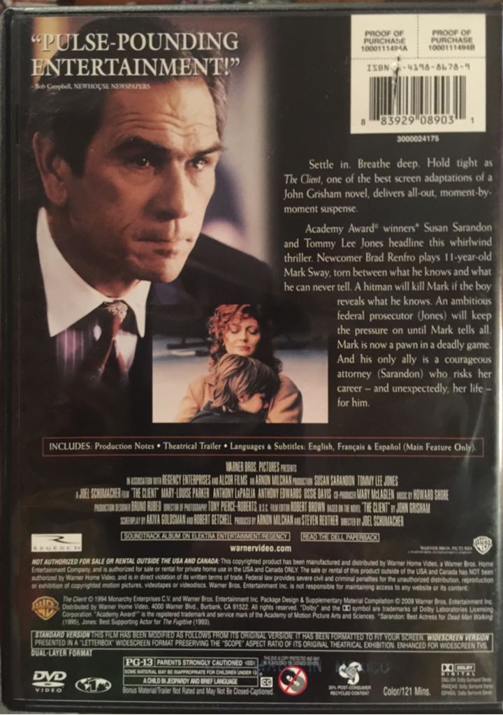Client, The DVD movie collectible [Barcode 883929089031] - Main Image 2