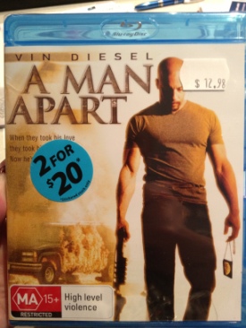 A MAN APART Blu-ray movie collectible [Barcode 9397910896788] - Main Image 1