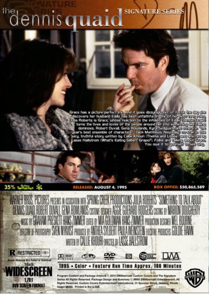 Something to Talk About DVD movie collectible - Main Image 2