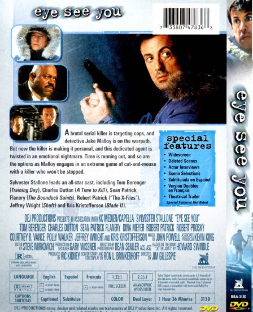 Eye See You DVD movie collectible [Barcode 687797314291] - Main Image 2