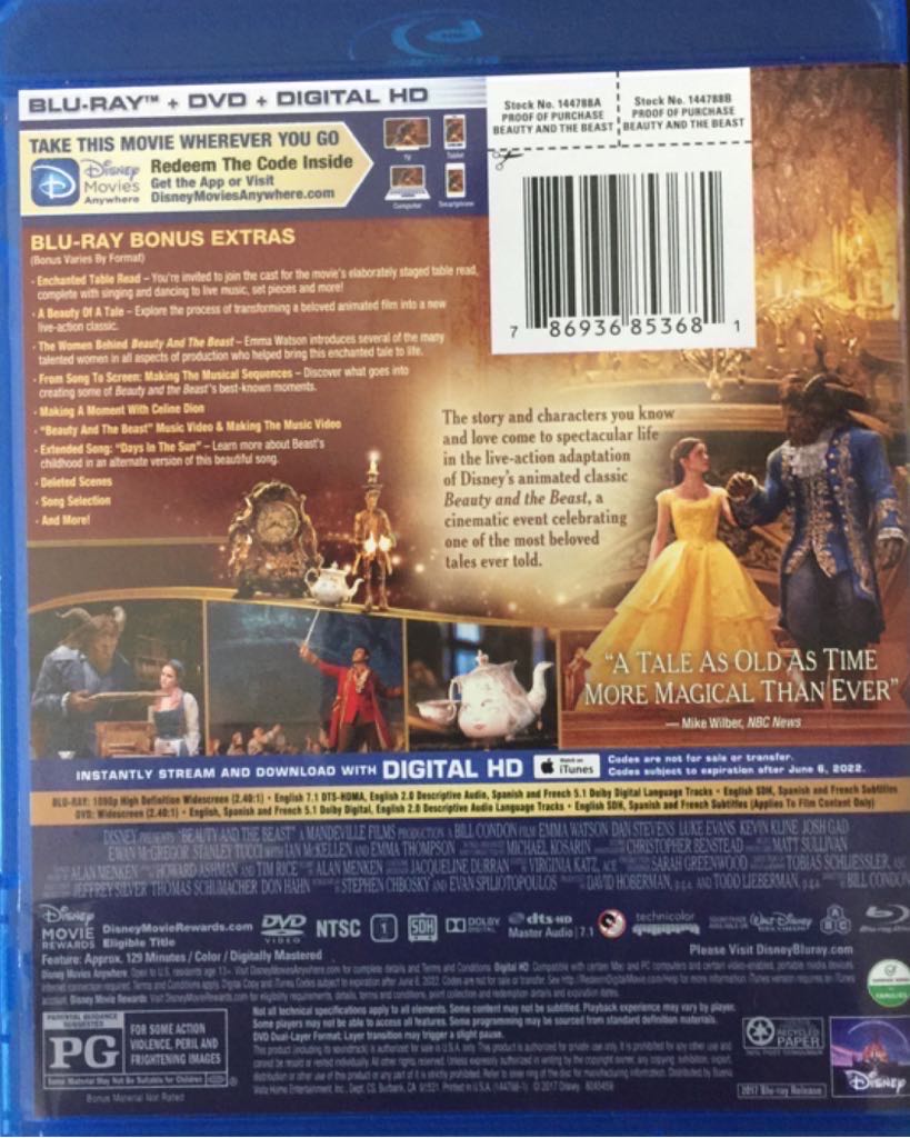 Beauty and the Beast Apple TV movie collectible [Barcode 6003805128201] - Main Image 2