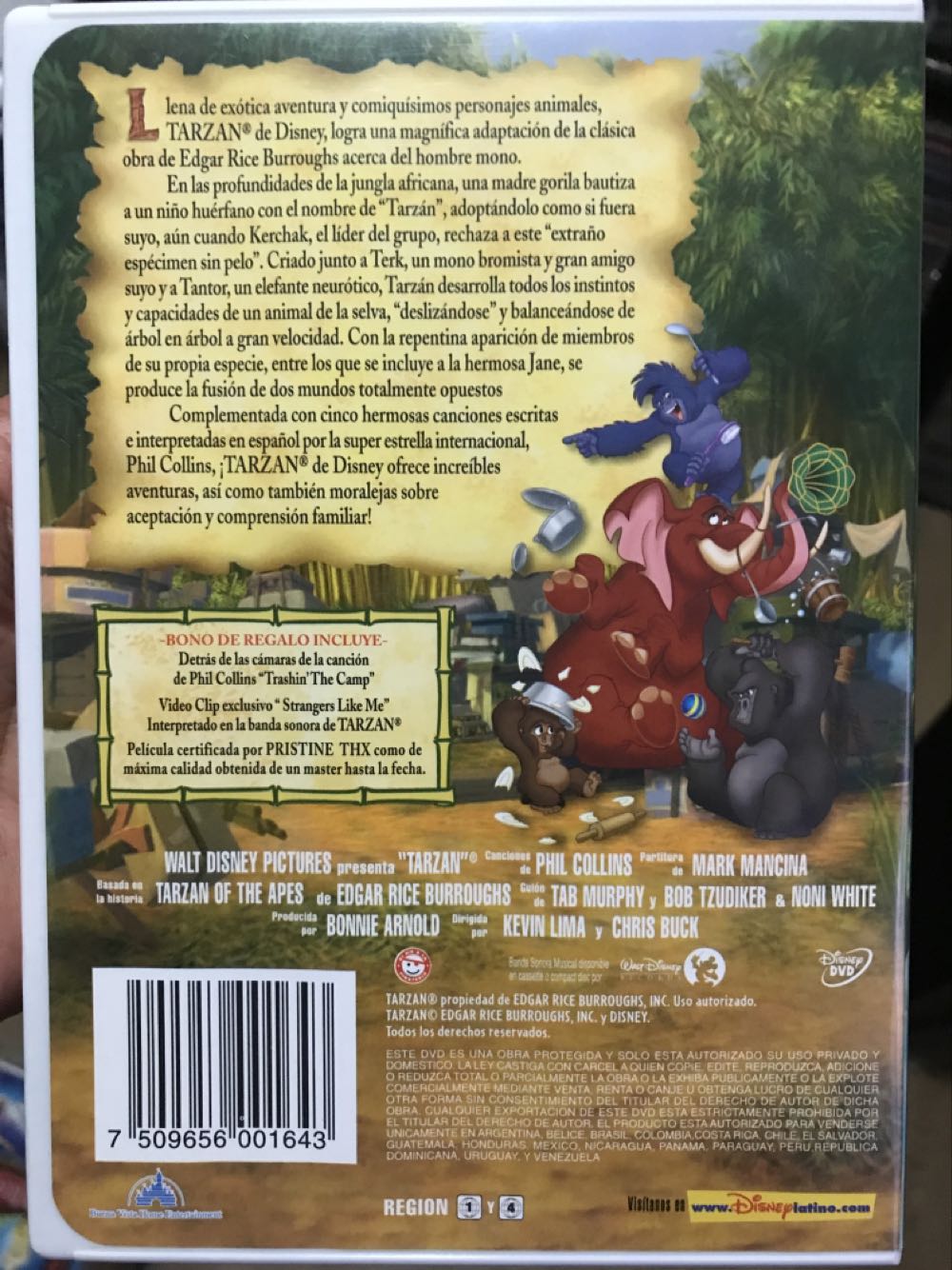 Tarzan DVD movie collectible [Barcode 7509656001643] - Main Image 2