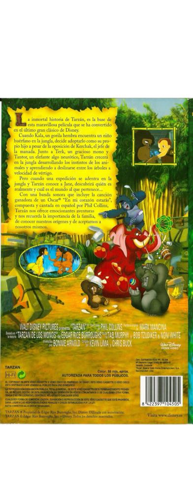 Tarzan VHS movie collectible - Main Image 2