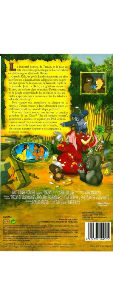 Tarzan VHS movie collectible - Main Image 2