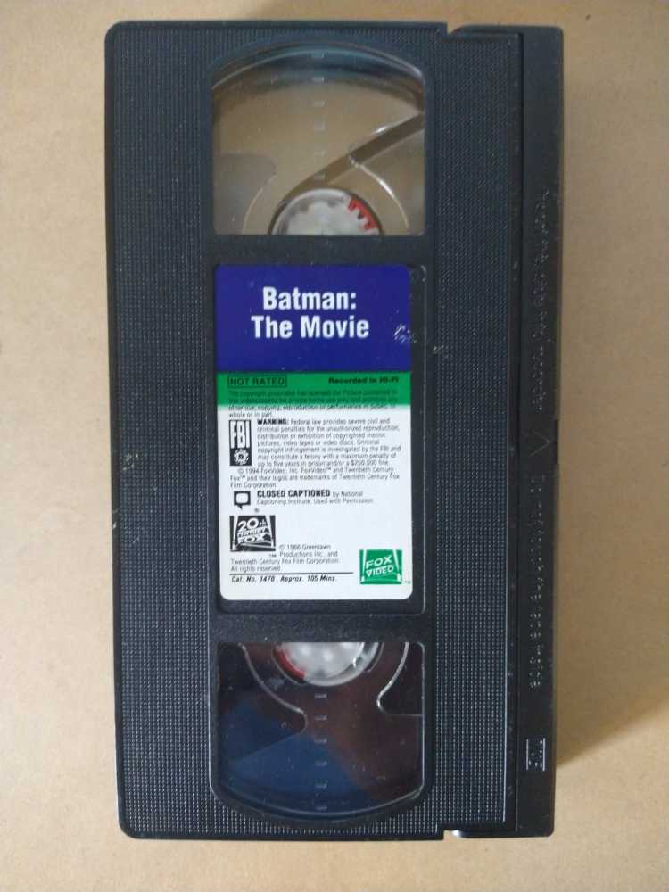 Batman: The Movie VHS movie collectible [Barcode 086162147036] - Main Image 3