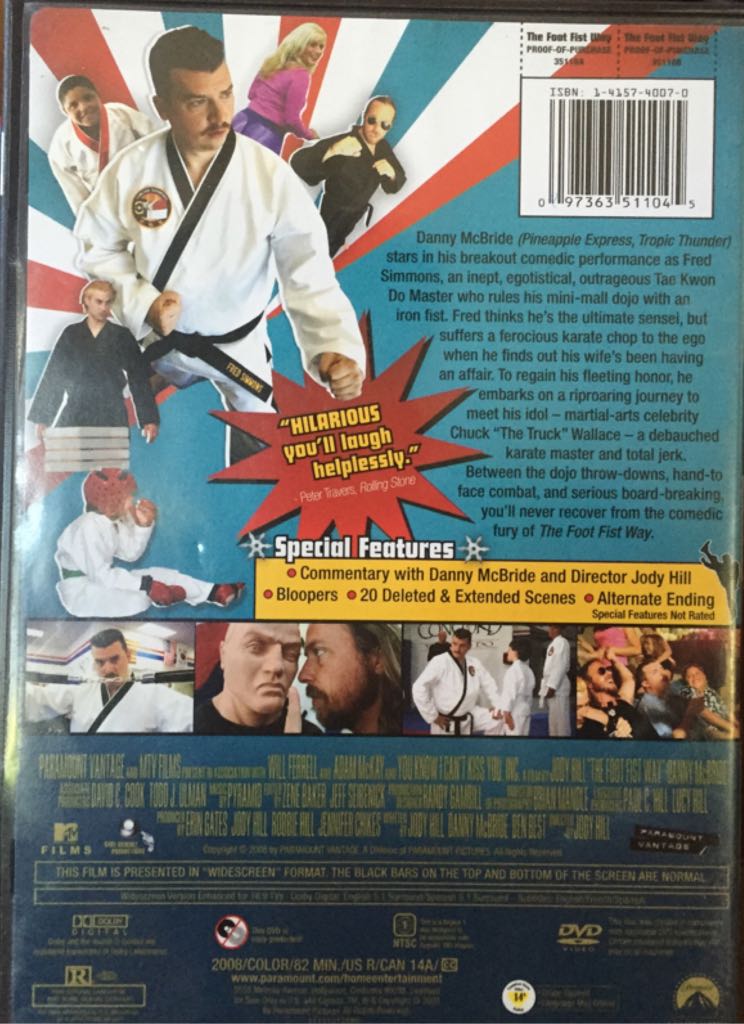 The Foot Fist Way DVD movie collectible [Barcode 097363511045] - Main Image 2
