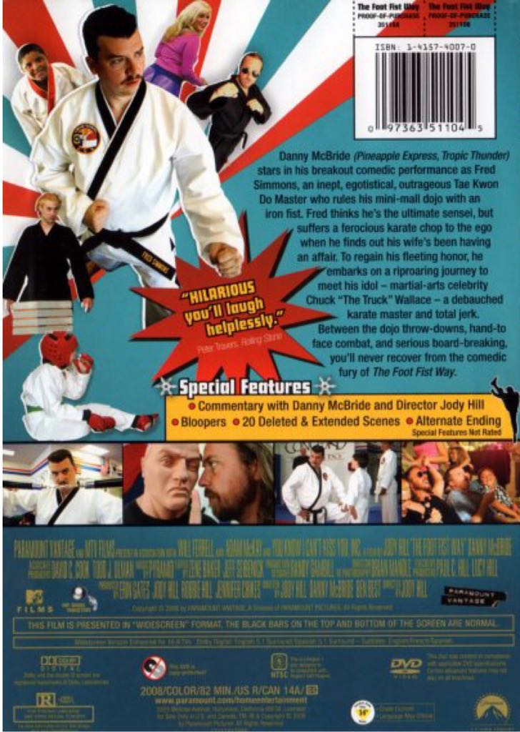 Foot Fist Way DVD movie collectible [Barcode 9324915083424] - Main Image 2