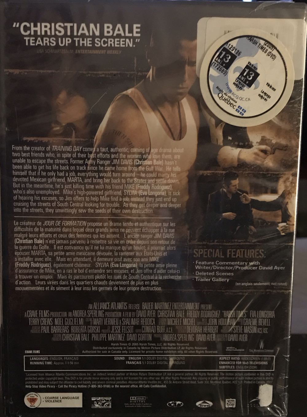 Harsh Times DVD movie collectible [Barcode 065935801658] - Main Image 2