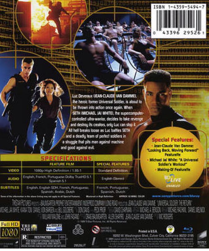 Universal Soldier: The Return Digital Copy movie collectible [Barcode 043396307797] - Main Image 2