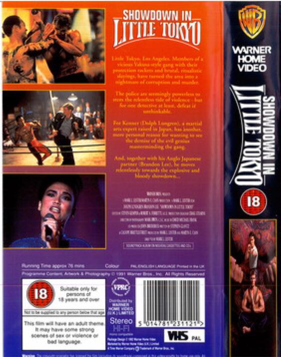 Showdown in Little Tokyo VHS movie collectible [Barcode 085391498438] - Main Image 2