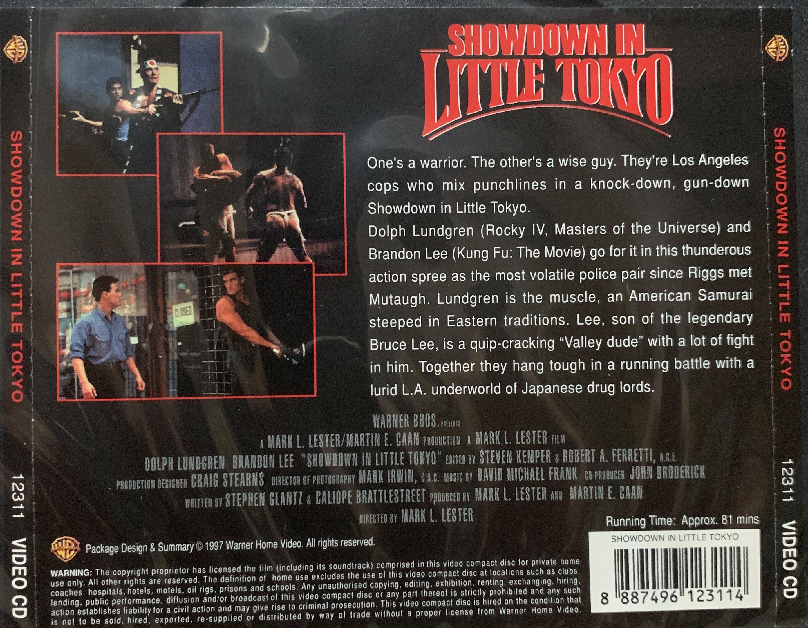 Showdown in Little Tokyo Video CD movie collectible [Barcode 8887496123114] - Main Image 2