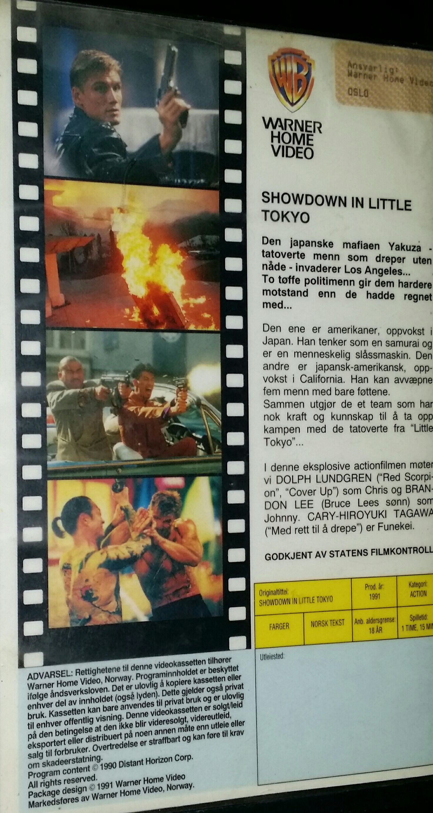Showdown in Little Tokyo VHS movie collectible - Main Image 2