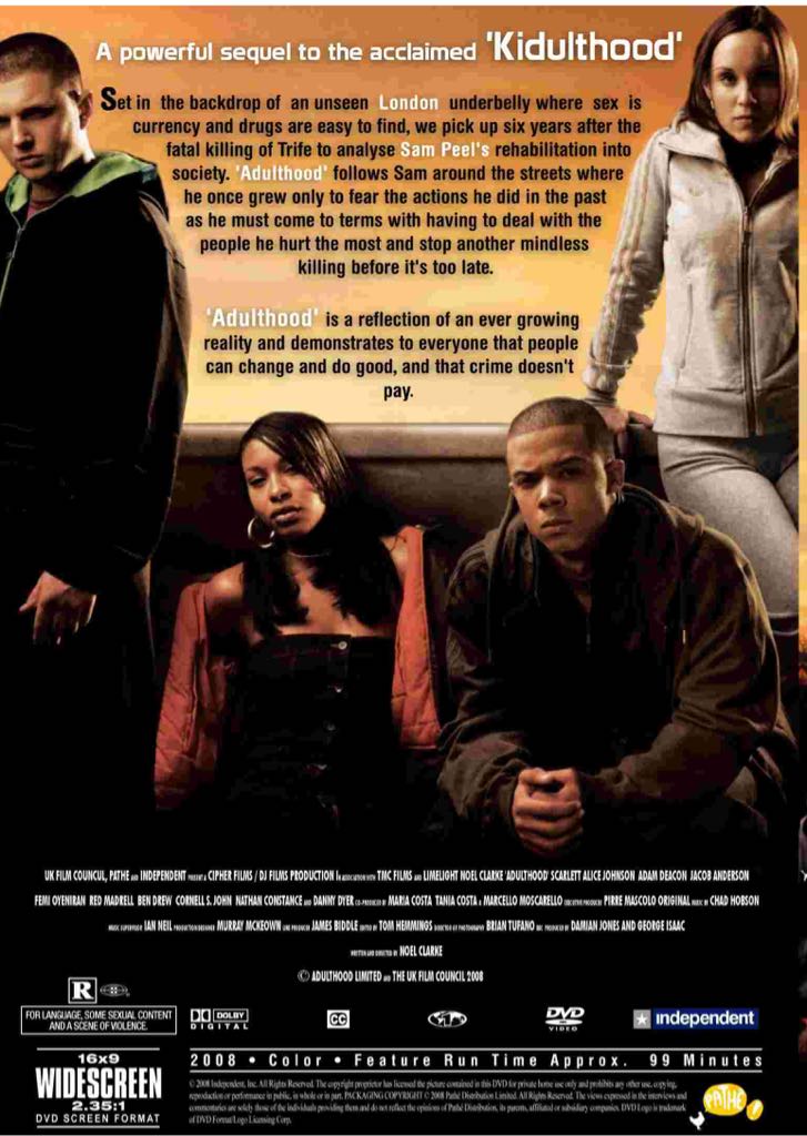 Adulthood Digital Copy movie collectible [Barcode 5060002836217] - Main Image 2