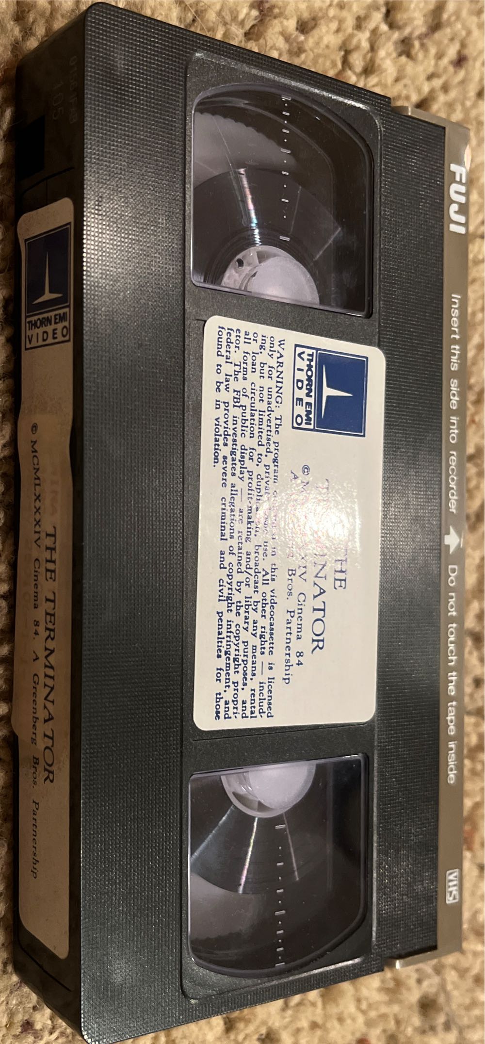 The Terminator VHS movie collectible [Barcode 026359253539] - Main Image 4