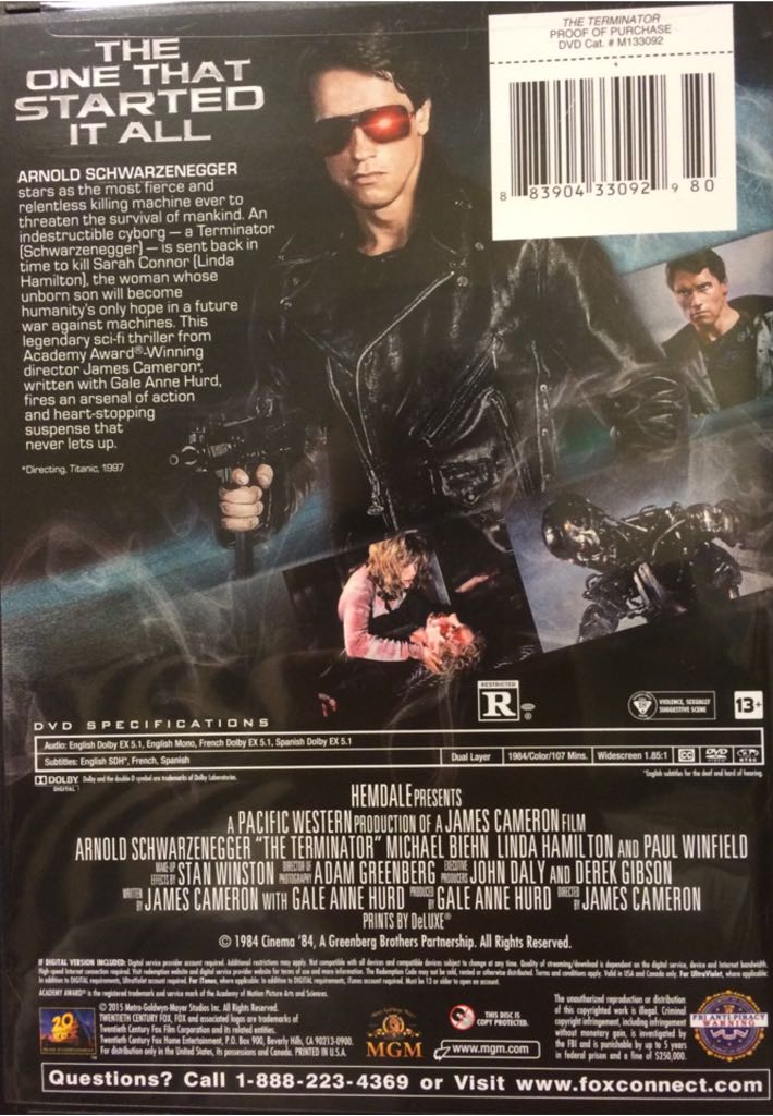 The Terminator DVD movie collectible - Main Image 2