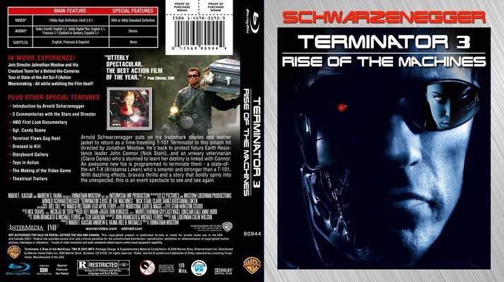 Terminator. 3. Rise Of The Machines * BR, The Blu-ray movie collectible [Barcode 883929017102] - Main Image 2