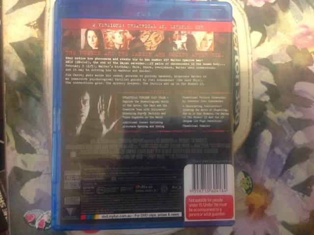 The Number 23 Blu-ray movie collectible [Barcode 9398710604184] - Main Image 2