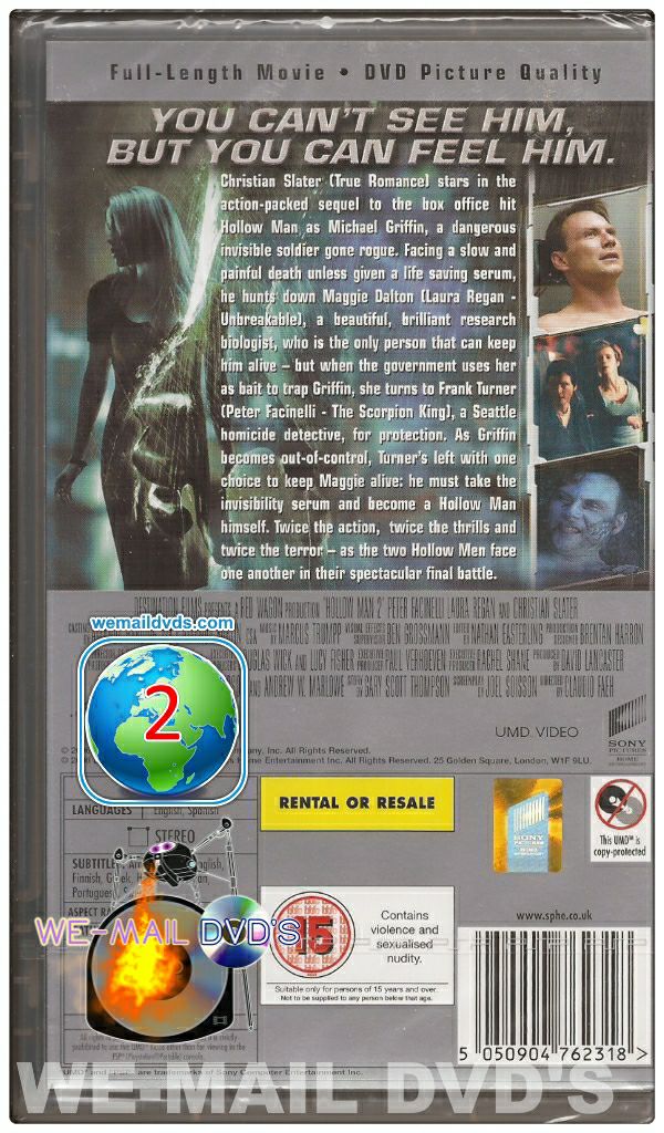Hollow Man UMD movie collectible [Barcode 5050904908563] - Main Image 2