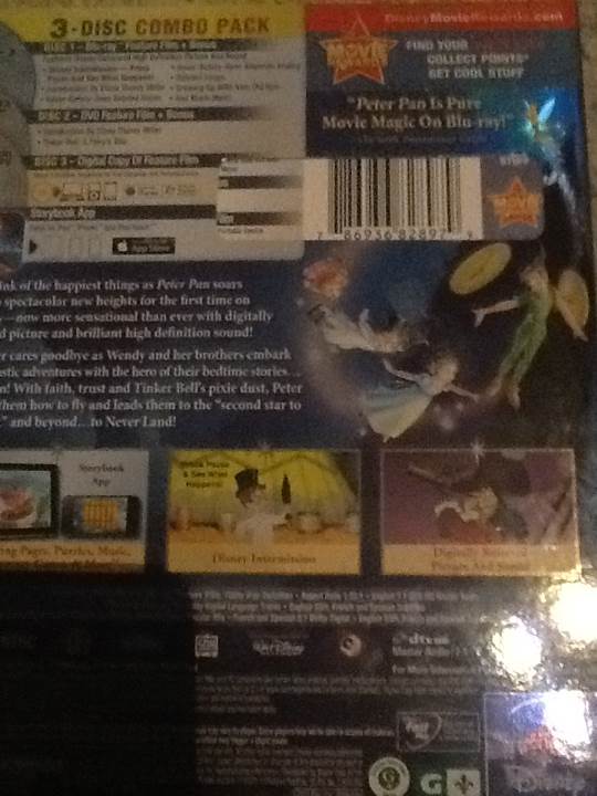 Peter Pan Blu-ray movie collectible [Barcode 786936828979] - Main Image 2
