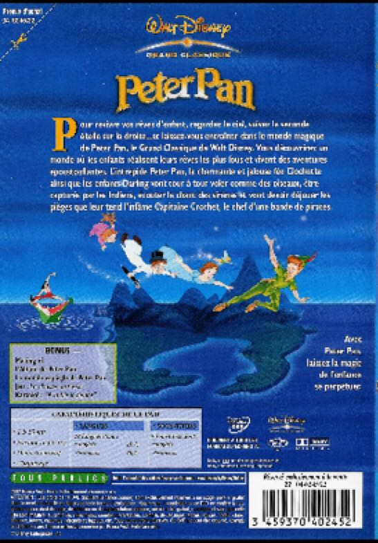 Peter Pan Digital Copy movie collectible - Main Image 2