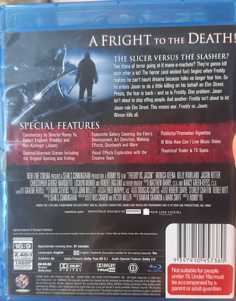 Freddy vs. Jason Blu-ray movie collectible [Barcode 9397910957380] - Main Image 3
