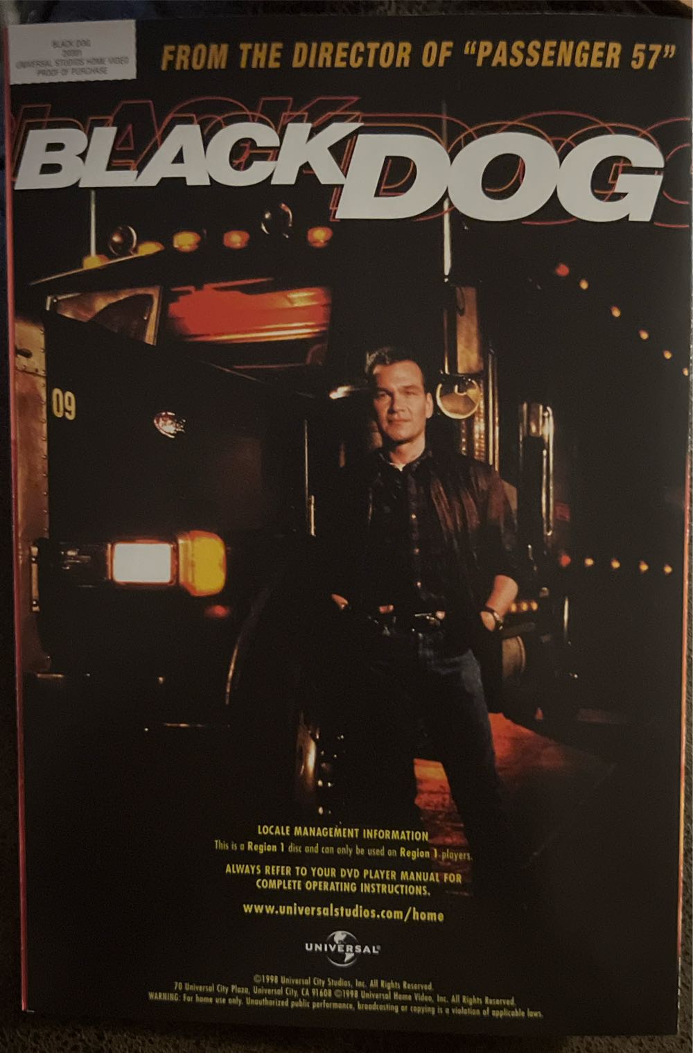 (002) Black Dog DVD-R movie collectible [Barcode 025192039126] - Main Image 4