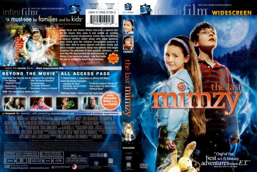 The Last Mimzy DVD movie collectible [Barcode 794043109164] - Main Image 2