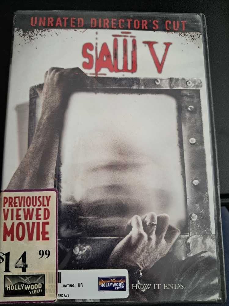 Horror: Saw V DVD movie collectible [Barcode 031398104711] - Main Image 3