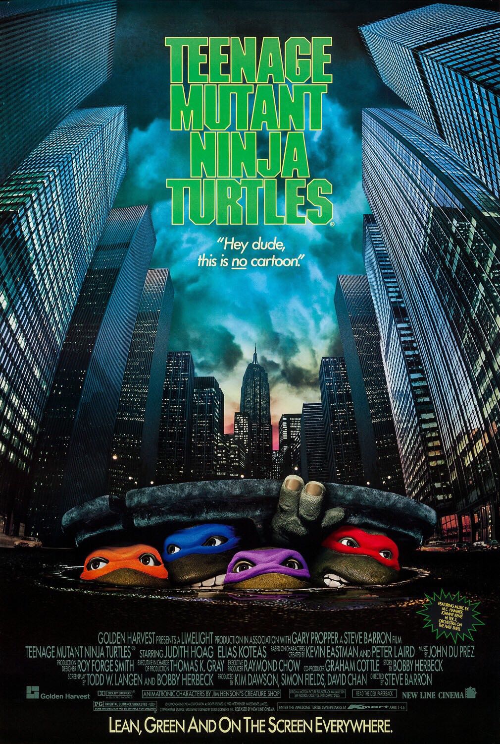 Teenage Mutant Ninja Turtles (1990) Digital Copy movie collectible [Barcode 7350036723842] - Main Image 2