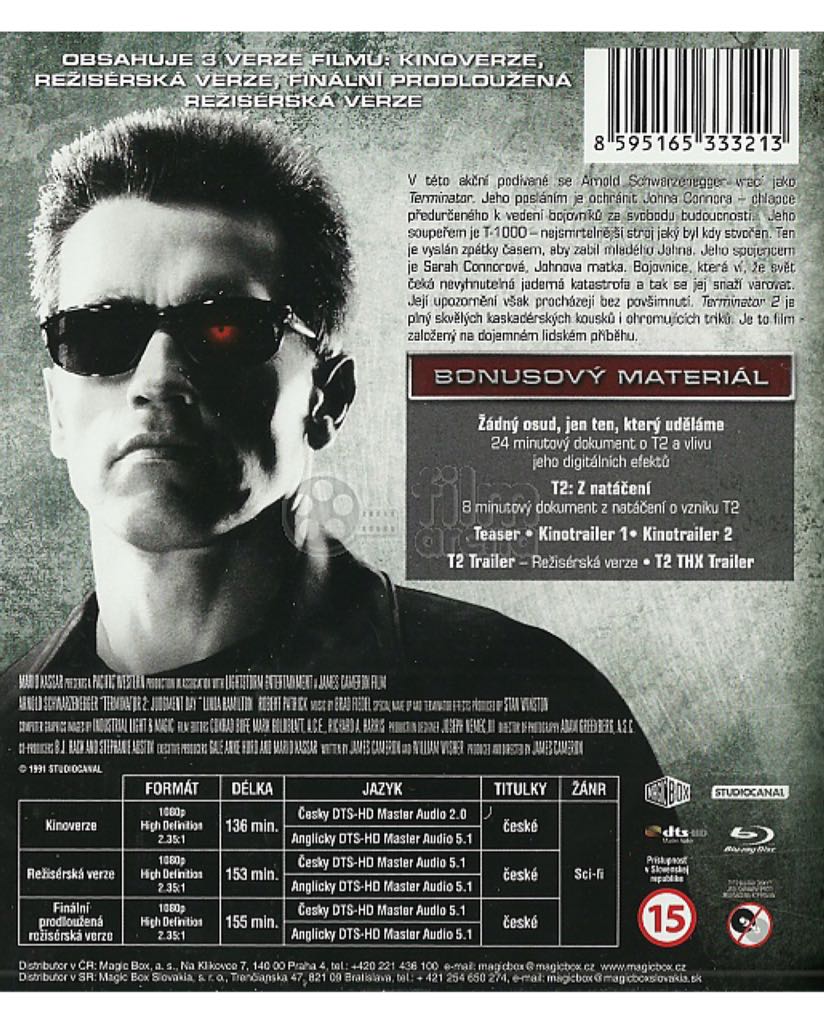 Terminator 2: Judgment Day HD DVR movie collectible [Barcode 5050582775143] - Main Image 2