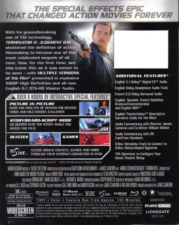Terminator 2: Judgment Day DVD movie collectible - Main Image 2
