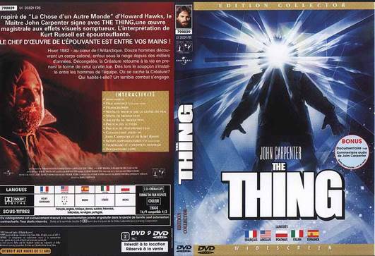 Thing, The (1982) DVD movie collectible [Barcode 025192032929] - Main Image 2