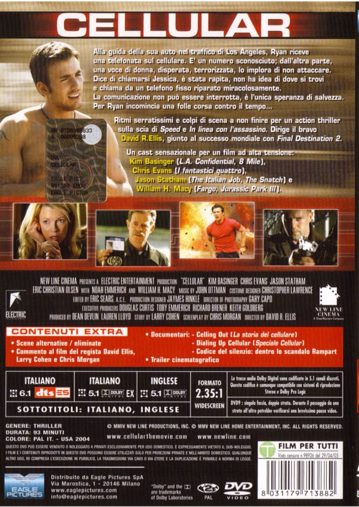 Cellular DVD movie collectible - Main Image 2