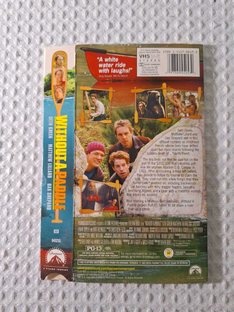 Without a Paddle (VHS) VHS movie collectible [Barcode 097360452532] - Main Image 2