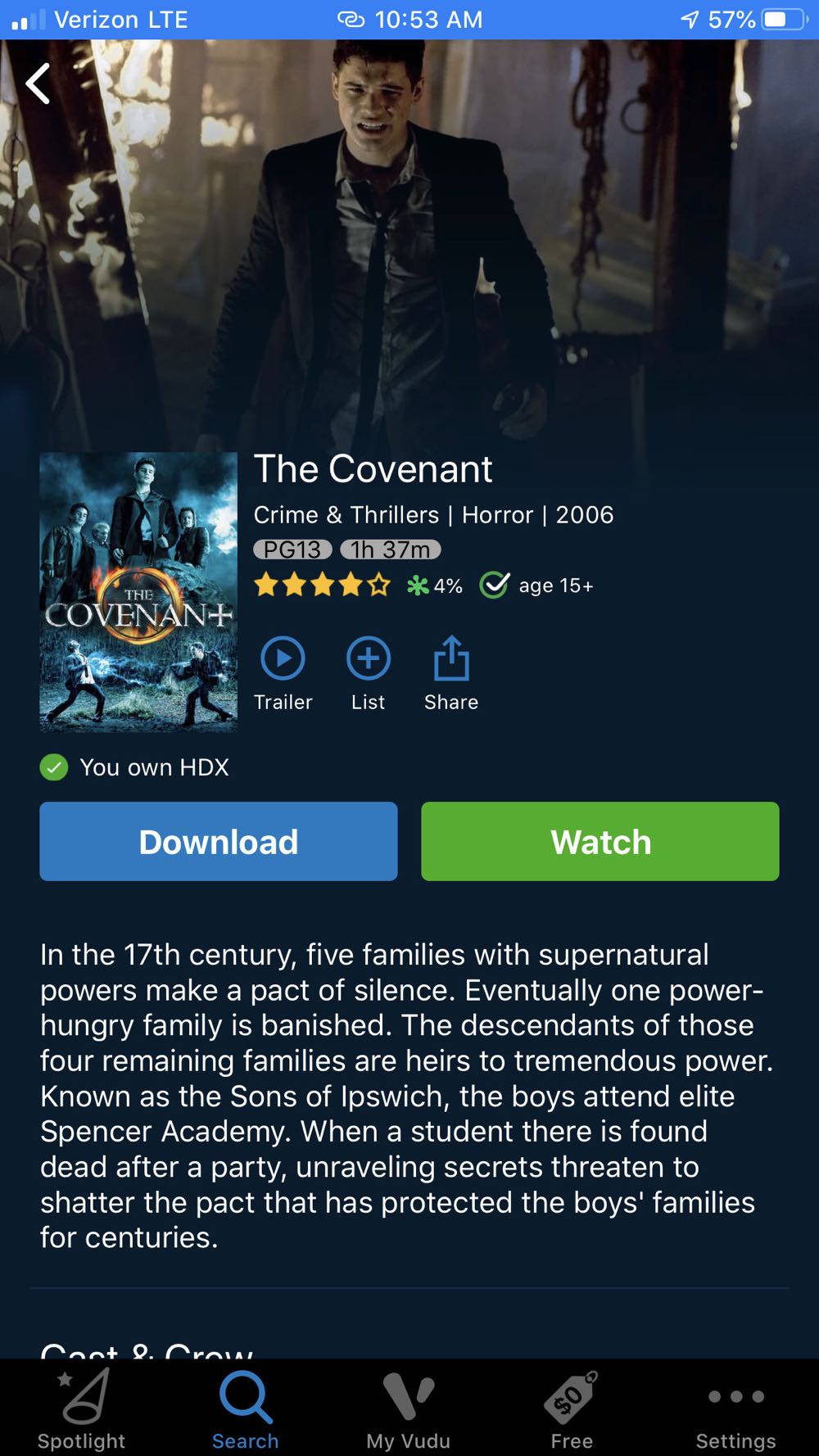 Covenant, The Blu-ray movie collectible [Barcode 043396170032] - Main Image 4