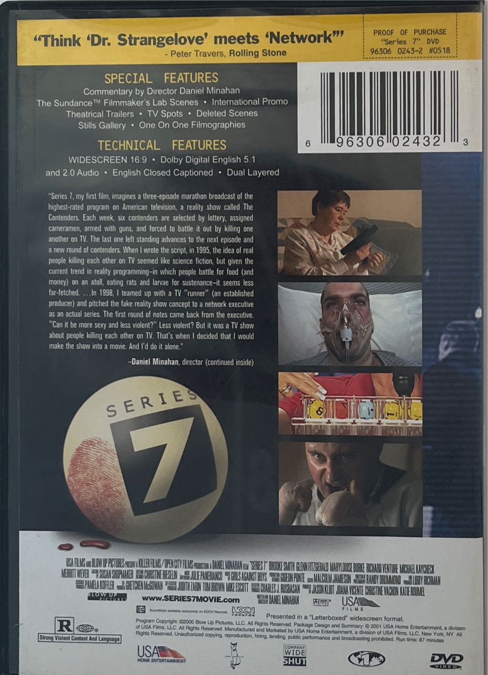 Series 7: The Contenders DVD movie collectible [Barcode 696306024323] - Main Image 2