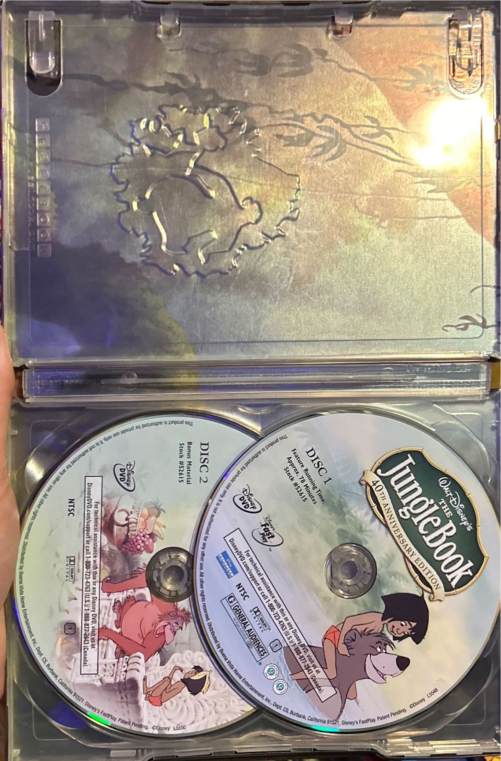 The Jungle Book The 40th Anniversary Edition DVD movie collectible [Barcode 8693671748] - Main Image 2