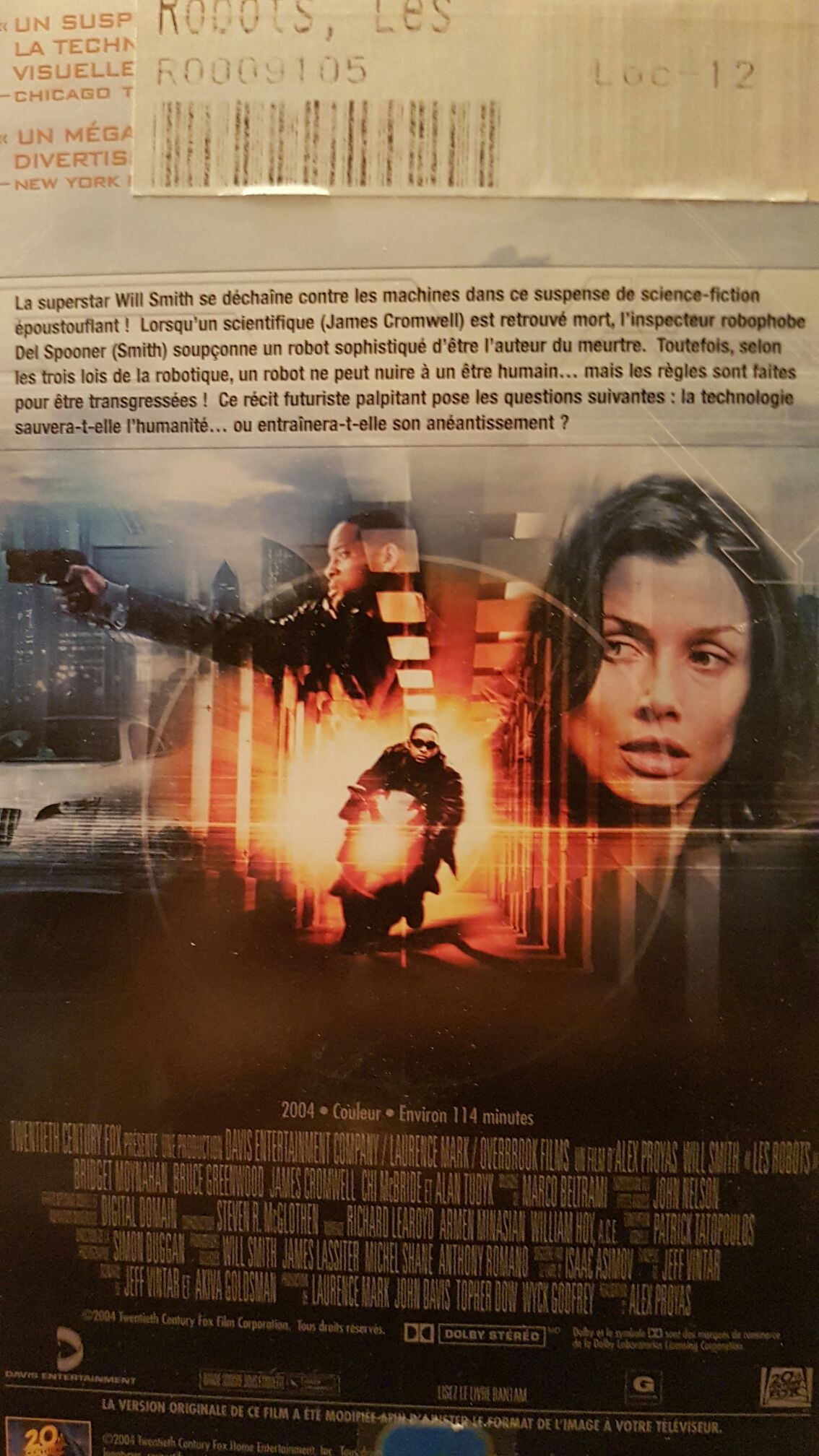 i, Robot VHS movie collectible [Barcode 024543200154] - Main Image 2