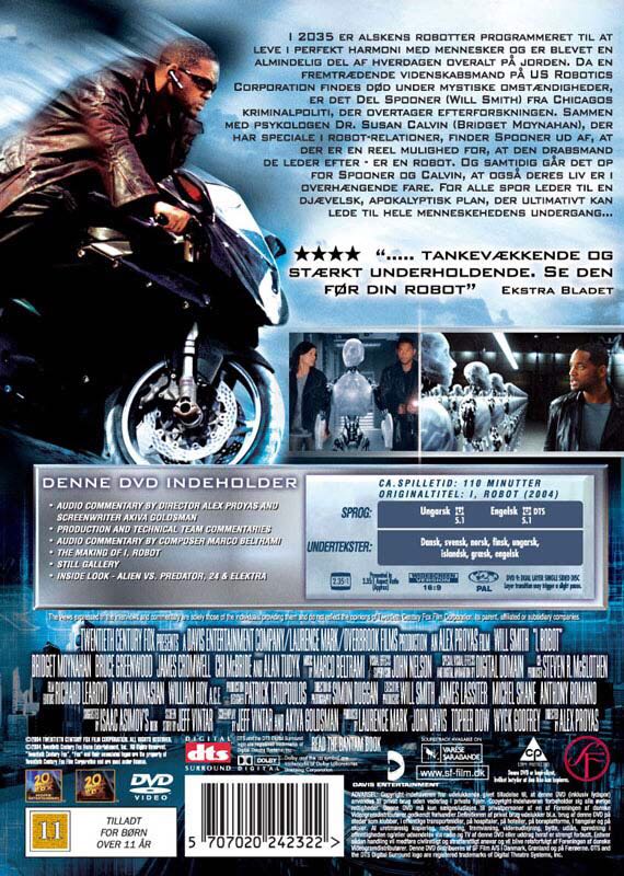 I, Robot DVD movie collectible [Barcode 5707020242322] - Main Image 2